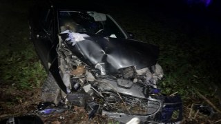 На Яворівщині авто Peugeot в'їхало в огорожу: є постраждала