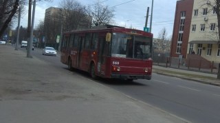 У Львові тролейбус №24 збив пішохода
