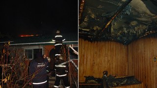 Сауна згоріла на Різдво у Яворівському районі