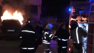 Вночі у Львові згорів Mercedes
