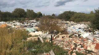 На Яворівщині виявили звалище будівельних відходів