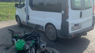 На Стрийщині у ДТП травмувалися мотоцикліст і водій авто