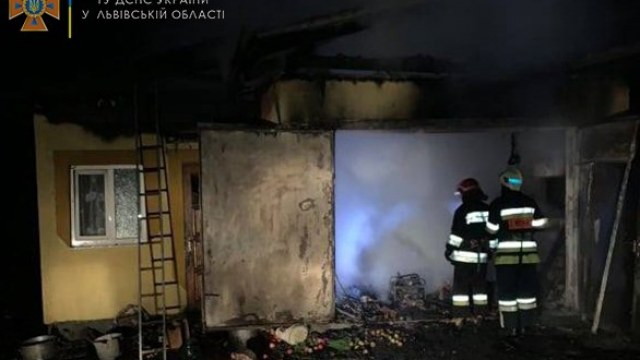 пожежа у селі Ясениця Сільна