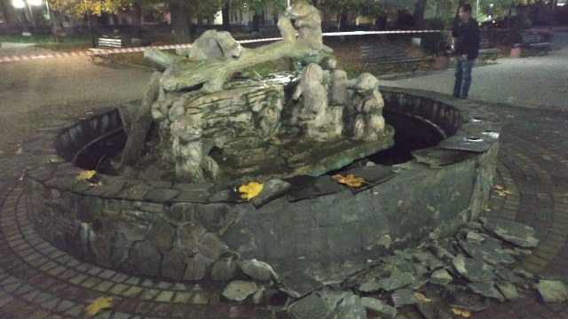 фонтан у Бібрці