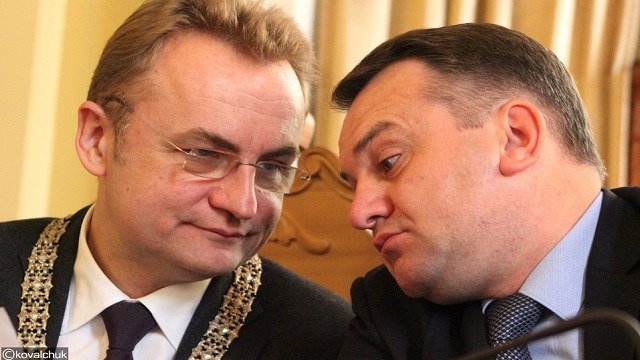 Андрій Садовий і Олег Синютка