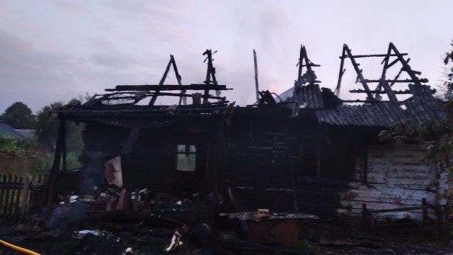 пожежа у селі Ясениця Замкова