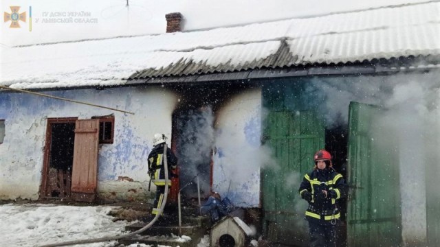 пожежа у селі Завидовичі
