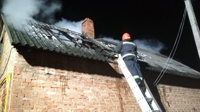 пожежа у селі Братковичі
