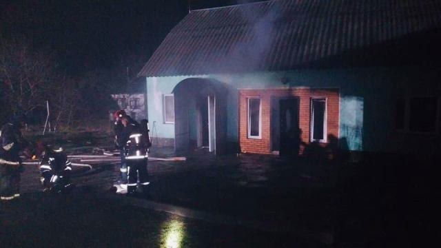 пожежа у селі Золочівка