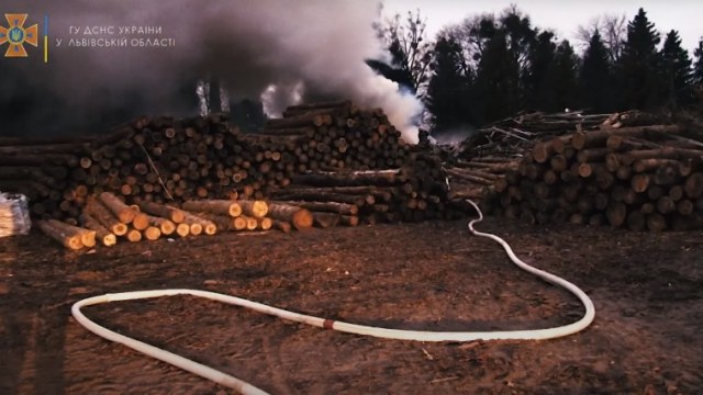 пожежа у місті Кам'янка-Бузька