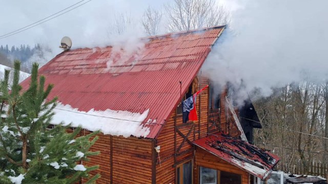 пожежа у Славську